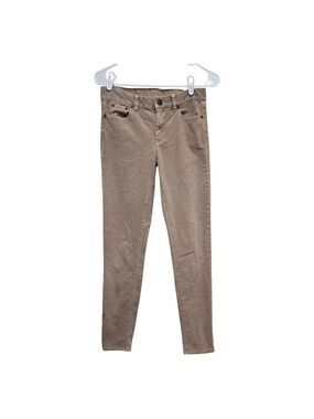 J.Crew Toothpick Corduroy Skinny Pants Tan Size 26 Stretch